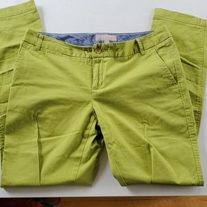 Banana Republic Lime Green pants, size 4